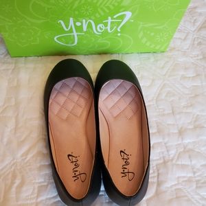 Girls black ballet flats